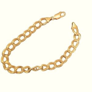 Gold link bracelet